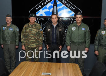 Ο υπουργός Εθν. Άμυνας και ο αρχηγός ΓΕΕΘΑ στο ΚΕΑΤ στην 117 Π.Μ. Ανδραβίδας