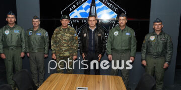 Ο υπουργός Εθν. Άμυνας και ο αρχηγός ΓΕΕΘΑ στο ΚΕΑΤ στην 117 Π.Μ. Ανδραβίδας