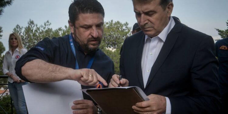 Στην Ηλεία Χρυσοχοΐδης και Χαρδαλιάς