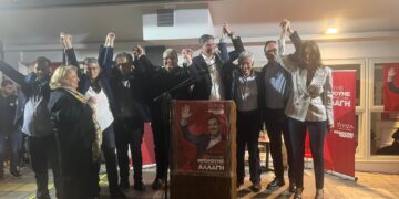 Τα εγκαίνια του εκλογικού κέντρου του ΣΥΡΙΖΑ-ΠΣ στον Πύργο