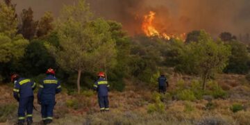 Φωτιά στην Εύβοια: Προσήχθη 17χρονος και η μητέρα του για εμπρησμό στα Ψαχνά