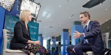 Κυρ. Μητσοτάκης στο Βloomberg: Η Ελλάδα πυλώνας ενεργειακής σταθερότητας και ασφάλειας στην περιοχή