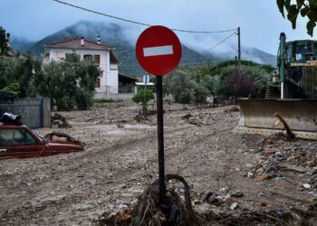 Μεγάλα προβλήματα σε Εύβοια και Βόλο από τις πλημμύρες – Υπερχείλισε πάλι ο Κραυσίδωνας – Χωρίς οδική πρόσβαση το Νότιο Πήλιο