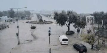 Κακοκαιρία: Το μέγεθος της πλημμύρας στον Θεσσαλικό κάμπο – Δορυφορική εικόνα