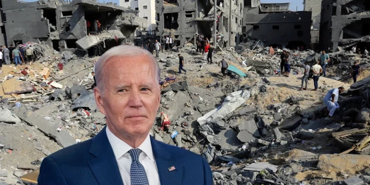 «Παύση» στον πόλεμο στη Γάζα για να «φύγουν οι όμηροι» ζήτησε ο Μπάιντεν