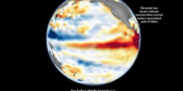 El Niño: Δορυφόρος κατέγραψε την πρώτη ανησυχητική εικόνα του φαινομένου