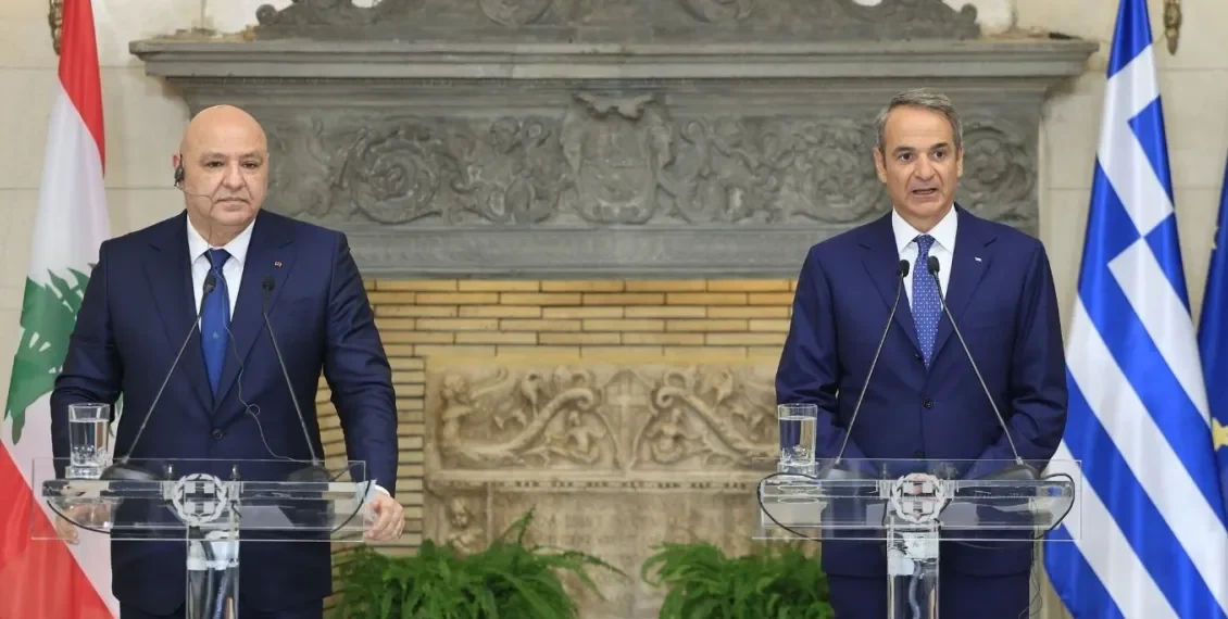 Live οι δηλώσεις του Κυριάκου Μητσοτάκη και του Τζόζεφ Αούν