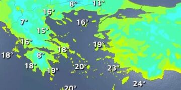 Καιρός: Έρχεται ψυχρή «εισβολή» από την ανατολική Ευρώπη – Πότε θα κάνει «βουτιά» ο υδράργυρος